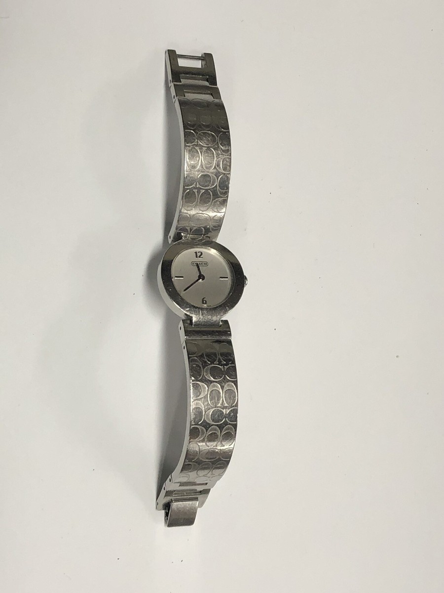 COACH 0185 STAINLESS STEEL SWISS QUARTZ BLACK DIAL Coach | Accessories | Coach 85 Stainless Steel Swiss Quartz  main image 3