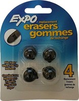 Sanford Expo Eraser Refills For Ultra Fine Tip Dry-erase Markers, Pack Of 4 Sanford Expo Eraser Refills For Ultra Fine Tip Dry-erase Markers, Pack Of 4