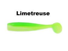 8 Lunker City Soft Fishing Baits 3.75" Paddle Tail SwimFish 174 Limetreuse