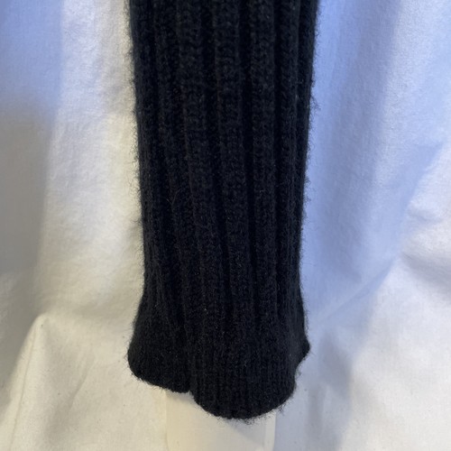 Black and White Golf Headcover Knit Pom Pom Sock Head Cover 1 Tag 20 Inches Tall - Picture 12 of 14