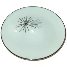 Franciscan SILVER PINE Atomic Bread Plate, 6 3/8" Mid Century Modern