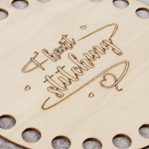 Round Thread Holder Wood Thread Board Embroidery Floss Organizer Cross Stitch - Picture 9 of 14