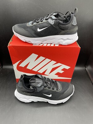 New Nike React Live GS Black White Smoke Grey Classic Shoes Size 5Y CW1622-003 | eBay