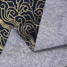 Bronzing Auspicious Cloud Fabric Cotton Craft Japanese DIY Sewing 100*150cm