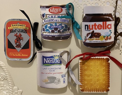 Mini French Cook Book Refrigerator Magnets Set of 5 Adorable! Made In France - 第 1/8 張圖片