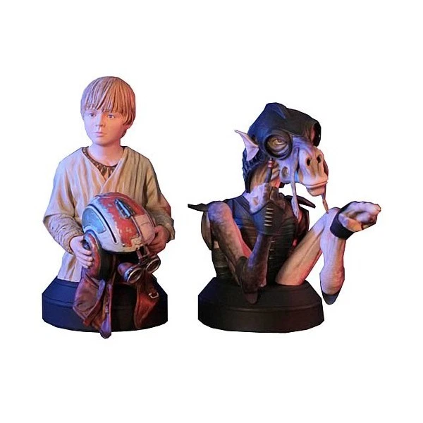 SEBULBA AND ANAKIN 2-Pack Mini Bustes Star Wars Gentle Giant NEUF NEW - Photo 1/1