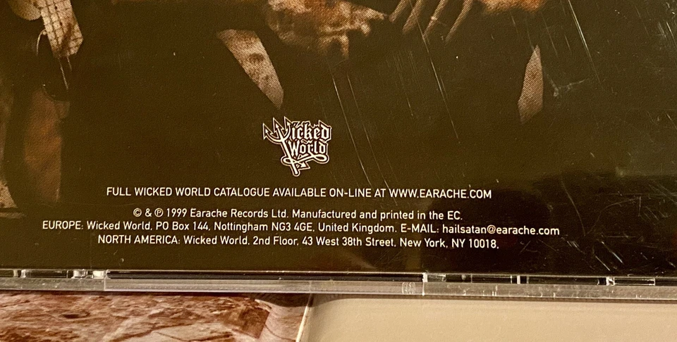 CORPORATION 187 - Subliminal Fear - 1999 CD - Earache Records FREE FAST SHIP! Foto 4 de 4