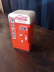 Vintage 2001 Coca Cola Cookie Jar Gibson Ceramic Soda Vending Machine Snack