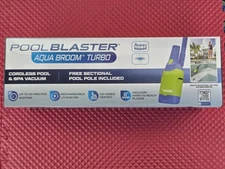 Pool Blaster Aqua Broom Turbo Cordless Rechargeable Spa Pool Vacuum Cleaner New