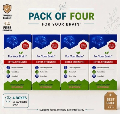 4 Pack Capsules   240 Count   20mg   New   Free Shipping   Ships From USA