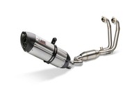 Kompletter Auspuff 3X1 Mivv Sound STEEL-CARBON FÜR Yamaha MT-09 2013-2020