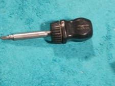 Snap-on Tools Stubby Hard Handle Ratcheting Magnetic Screwdriver Ssdmr1 Usa Snap-on Tools Stubby Hard Handle Ratcheting Magnetic Screwdriver Ssdmr1 Usa