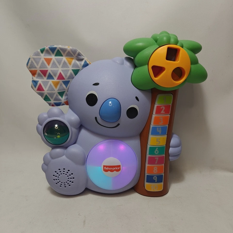 Fisher Price Linkimals Contando Koala Bebé Aprendizaje Juguete Interactivo Batería Nueva Foto 4 de 4