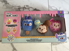 Disney Munchlings Collectors Edition Set Of 4 Scented Plush Mystery