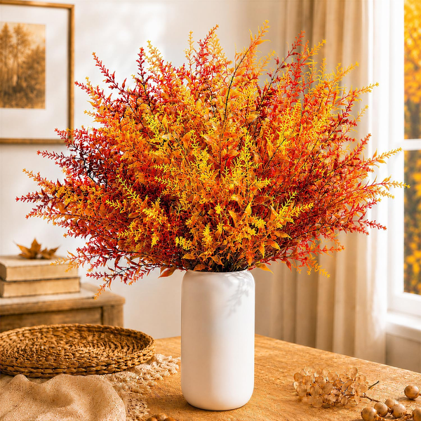 10 BüNdel Herbstdeko Innen Outdoor Kunstblumen Herbst Dekoration Deko-image