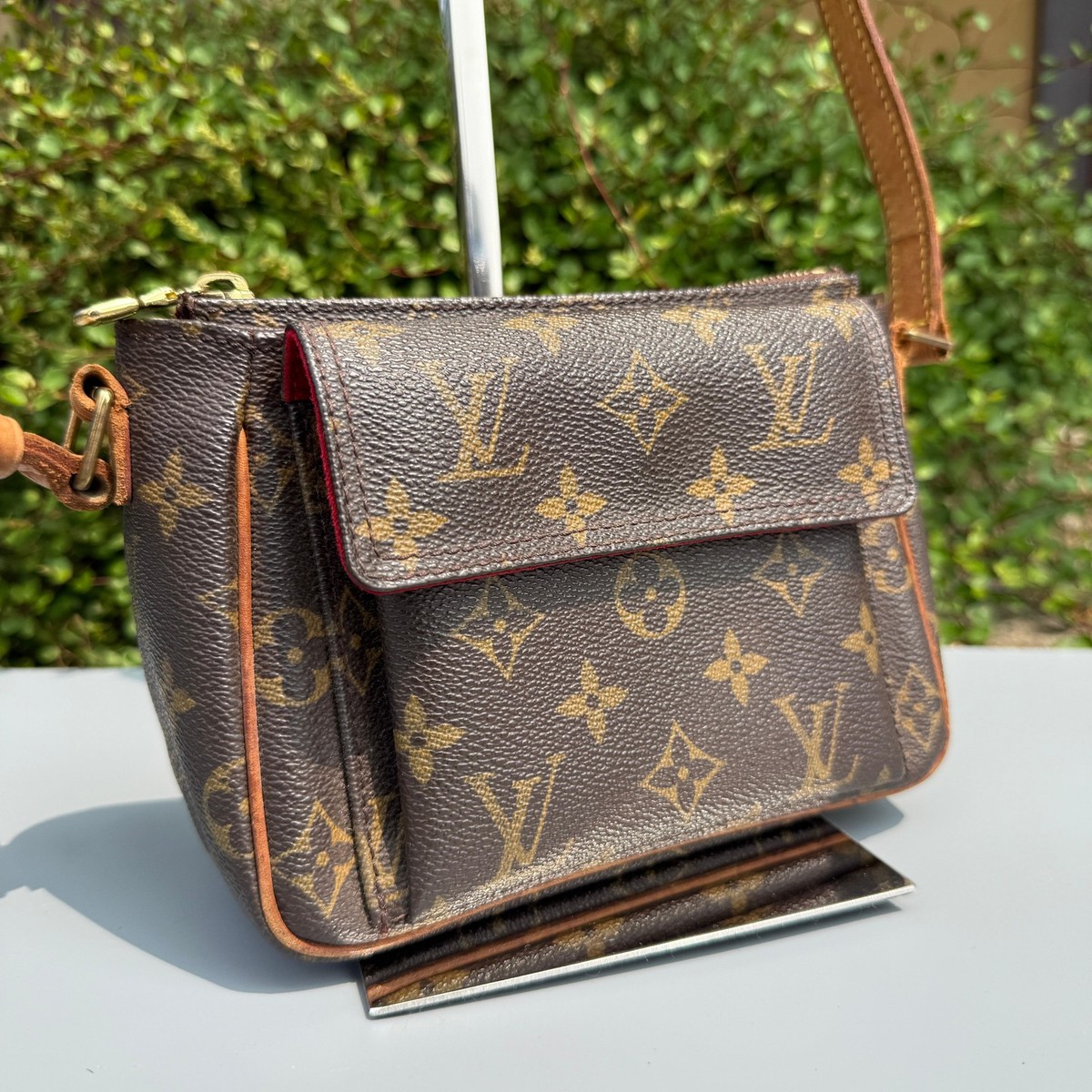 Louis Vuitton Viva Cite Shoulder Bag PM Brown Canvas