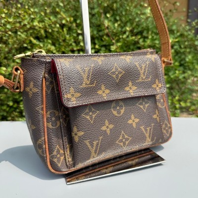 Louis Vuitton Viva Cite Shoulder Bag PM Brown Canvas
