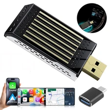 ​New Wireless CarPlay Android Auto Adapter with Netflix YouTube Streaming WiFi 6