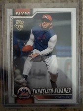 Topps 2026 Series 1 Francisco Alvarez Golden Mirror SSP #337 Image Variation