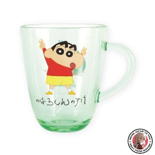 NUEVO Crayón Shin-chan taza de acrílico con mango Shin-chan