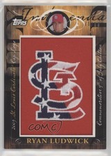 2010 Topps Jumbo Packs Manufactured Hat Logo Relic 71/99 Ryan Ludwick s5j