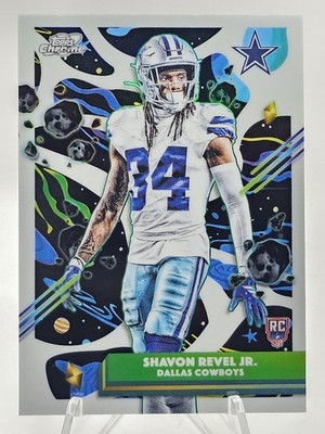2025 Topps Cosmic Chrome Shavon Revel Jr. RC #130 White Hole SSP Dallas Cowboys