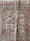 Reserve Bank of New Zealand Ten Shillings Banknote - Circulated Uncertified — photo 5