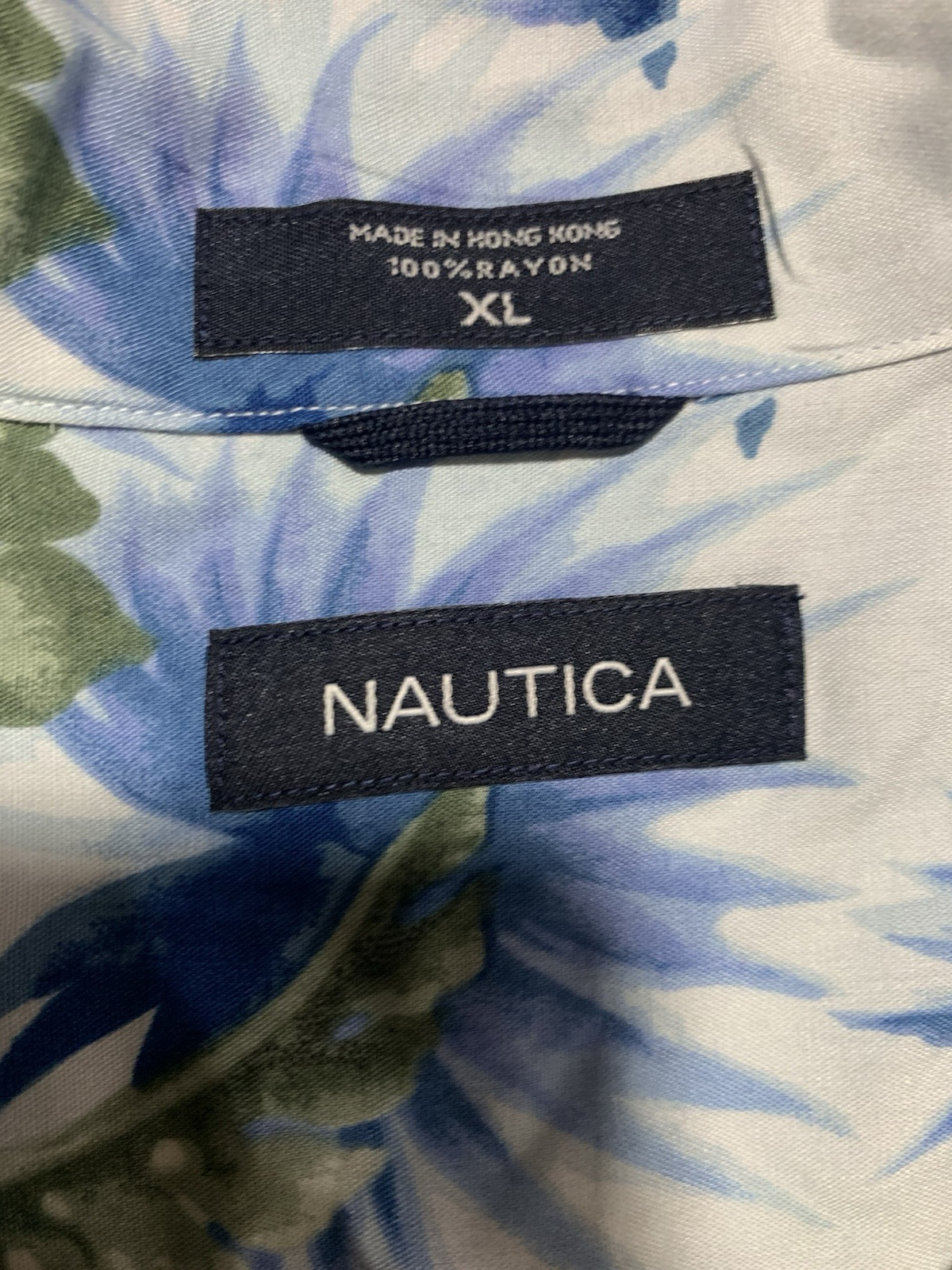 Nautica silk XL Hawaiian shirt image 2