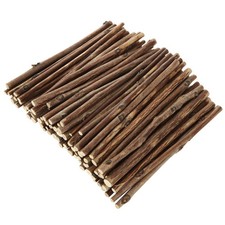 300 PCS 4 Inch Wood Log Sticks Birch Craft Natural Twigs 0.08-0.15 Inch Dia