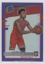 2020-21 Panini Donruss Optic Rated Rookie Purple Prizm Devon Dotson #173 11ns