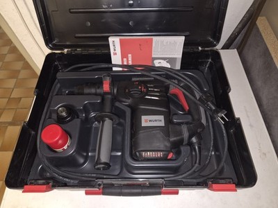 Würth BOHRHAMMER H 28-MLS Werkzeugkoffer Kunststoff schwarz/rot TOP ZUSTAND