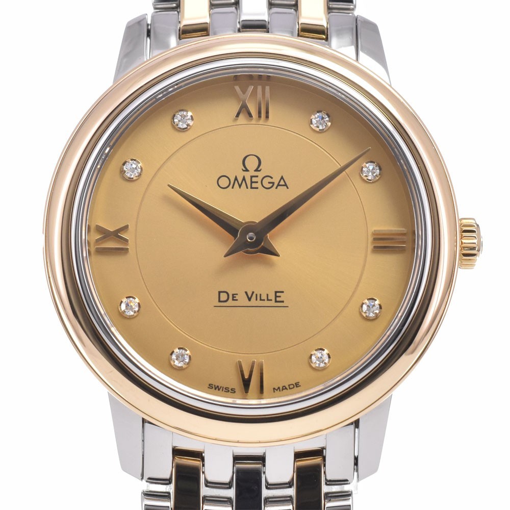 with paper OMEGA De Ville Prestige 424.20.27.60.58.001 Quartz Ladies E#149781
