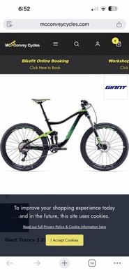 Giant Trance 2 2018 Mountain Bike 27.5in Full Suspension Black Green