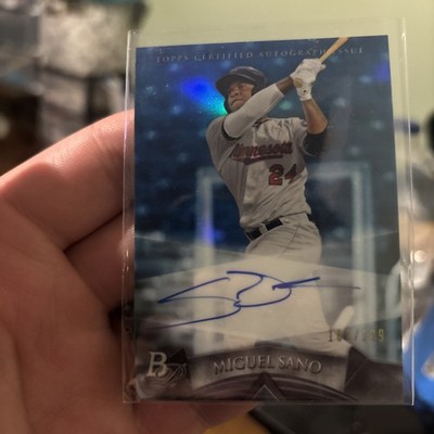 2014 BOWMAN PLATINUM MIGUEL SANO AUTO 161/199