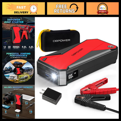 Portable Car Jump Starter 3000A 18000mAh Battery Booster for Gas/Diesel Engines,
