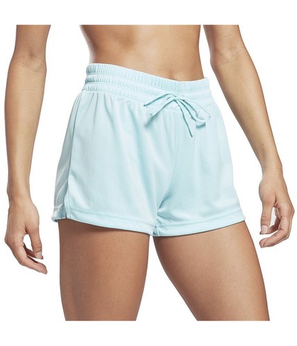 Reebok Womens Ready Athletic Workout Shorts, teal, M