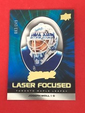 2025-26 Upper Deck MVP Laser Focused Blue #LF-5 Joseph Woll SN249 Toronto