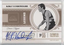 2010 Playoff National Treasures Legend Signatures 21/99 Kiki Vandeweghe Auto 3m8