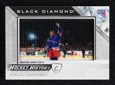 2025-26 Upper Deck Black Diamond Hockey History Wayne Gretzky Patch HOF 1pa2