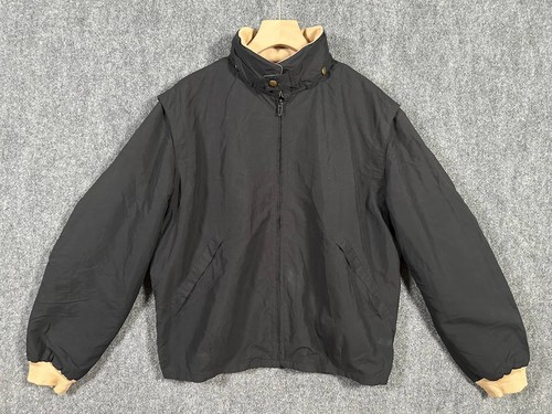Salvatore Ferragamo, Vintage Salvatore Ferragamo Nylon Bomber Jacket Size 48 with Hood