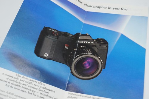 Pentax Camera A3000 Catalog Brochure 1990's 1980's - Picture 4 of 4