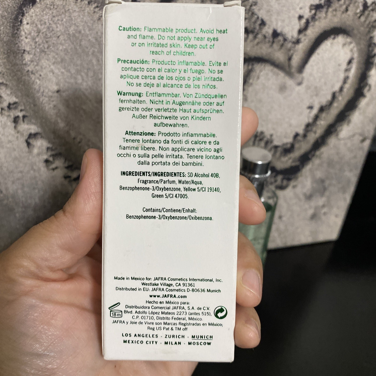 Jafra JOIE DE VIVRE Eau de Toilette EDT 1.7 Oz 50ml Spray