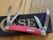 CASE PINK SMALL CONGRESS KNIFE #6468 SS NEVER USED IN BOX N6