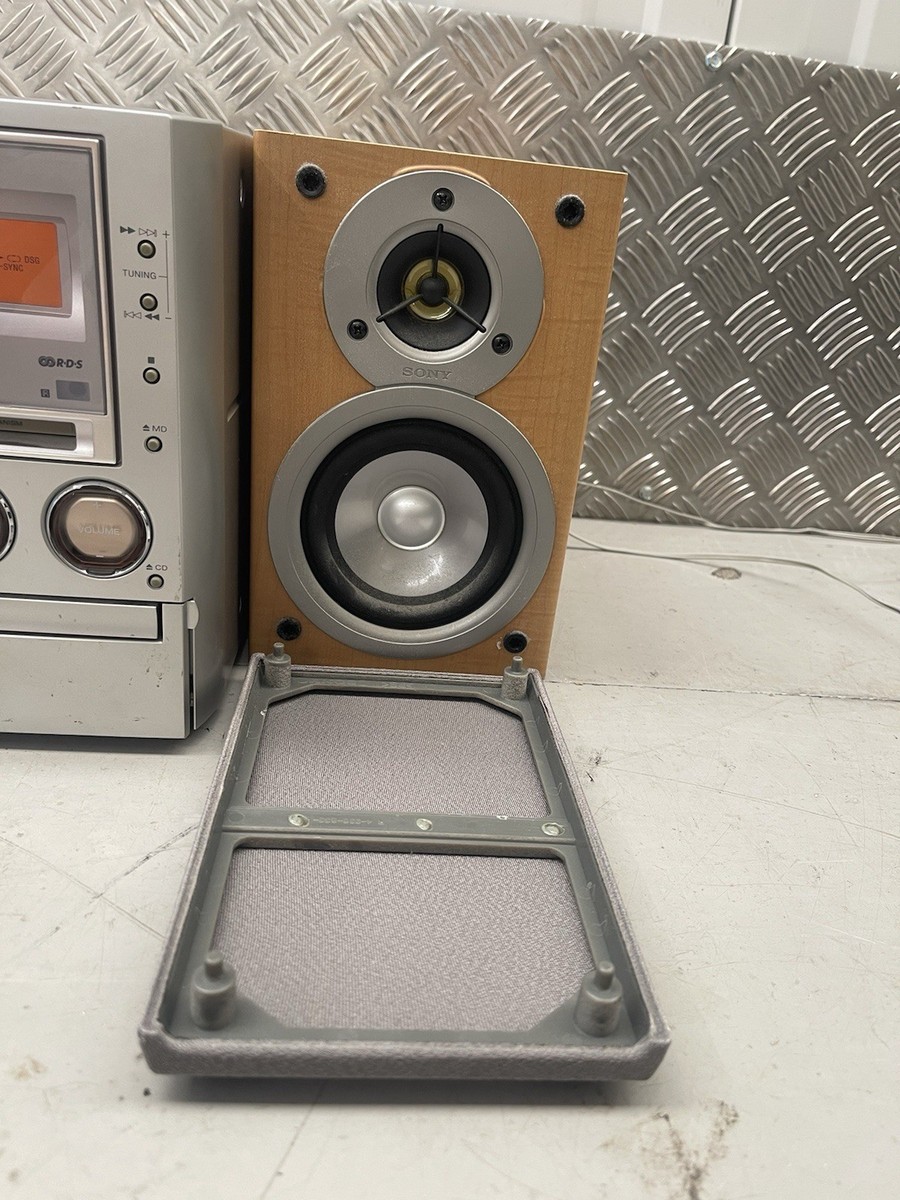 Sony Cmt-m100md CD Radio Cassette Mini Disc Micro Hi-fi