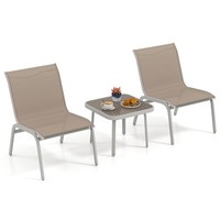 3Tlg BalkonmöBel Set GartenmöBel TerrassenmöBel Gartengarnitur