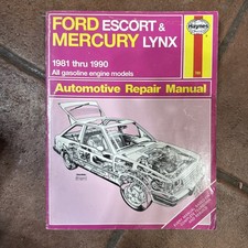13 Lot New Haynes Ford Escort & Mercury Lynx 1981- 1990 Repair Manual Complete 