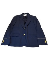 United Airlines By Fashionaire Vintage Flight Attendant Jacket Blazer Size 12R