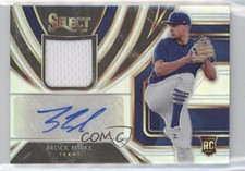 2020 Panini Select Rookie Jersey Holo Prizm 36/99 Brock Burke Auto RC 00gy