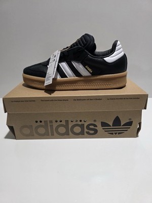 Adidas Samba XLG Men's Athletic Sneaker Running Trainers New Size 10 Black/White