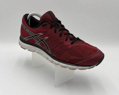 ASICS Gel-Zaraca 4 Shoes Men s Size 8.5 Red/Black/White Athletic Running.